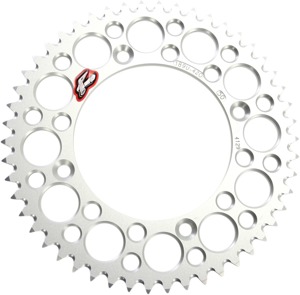 Renthal Ultralight Rear Sprocket Silver 50T 420 For Honda CRF150R/CR85R - 50T rear sprocket, silver, For Honda CRF150R/CR85R