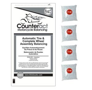 Counteract Tire Balancing Beads Shop Pack 4 x 2oz Bags - Tire balancing beads 4-pack, universal fit