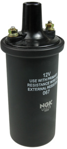 NGK Oil Filled Canister Ignition Coil Fits 1976-1977 Volvo 265