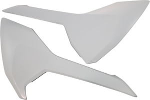 Acerbis Side Number Plates 20 White Fits Husqvarna