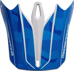 Moose F.I. MIPS Helmet Visor Kit Agroid Camo White/Blue Adult - Replacement visor for F.I. MIPS Agroid Camo helmet