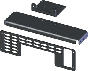 KFI Wide Kit Winch Mount Fits 2005-2009 Polaris Ranger
