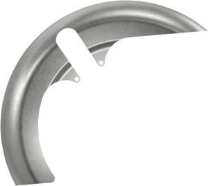 Arlen Ness Fat Stocker Front Fender Gray Steel 210-005