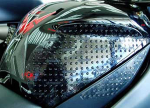 Stompgrip Tank Protector Kit Black Volcano Fits SV650/1000 03-09