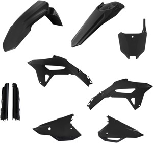 Black Full Plastic Kit by Acerbis - Fits Honda Models