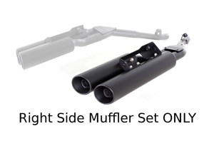 Right Side Custom "Quad" Muffler For BMW K 1600 Bagger & GA