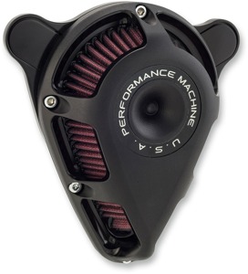 Performance Machine Jet Air Cleaner Black Ops For 91-21 HD Sportster