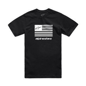 Alpinestars Flag CSF Tee Black/White X-Large - Short sleeve tee, Black/White, Size XL