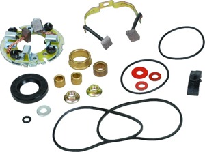 BikeMaster Starter Rebuild Kit w/ Brush Fits Yamaha