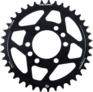 Fire Power Rear Steel Sprocket 39T Black For Suzuki Kawasaki ATVs - 39 tooth steel rear sprocket For Suzuki, Kawasaki ATVs