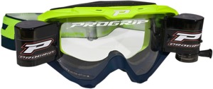 3450 Yellow / Navy Riot Goggles - Clear Lens w/ Roll-Off System