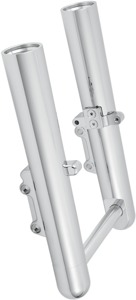 Arlen Ness Hot Leg Fork Legs Chrome Smooth Dual Disc