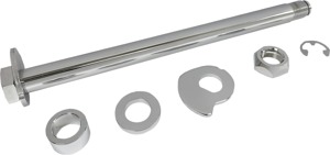 Drag Specialties Rear Axle Kit Chrome For Harley Touring Models - Rear axle kit for Harley-Davidson Touring