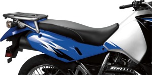 World Sport Performance Plain CarbonFX Vinyl Solo Seat - Black - KLR650
