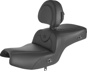 Saddlemen Heated RoadSofa Seat Black For Indian Challenger & Pursuit - Heated seat for Indian Challenger & Pursuit models