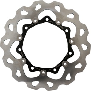 Full-Floating Agitator Wheel Front Brake Rotor - Black