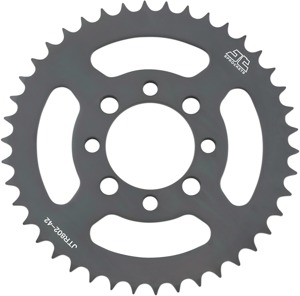 JT Steel Rear Sprocket 42T 428 Chain Natural For Kaw/Suz Models