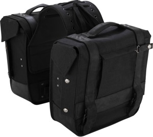 Burly Brand Voyager Throw Over Saddlebags Black