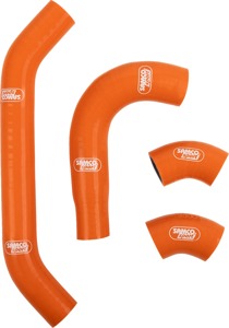 Moose Original Fit Radiator Hose Kit Orange For 2024+ KTM 150 XC-W - Radiator hose kit for 2024 KTM 150 XC-W