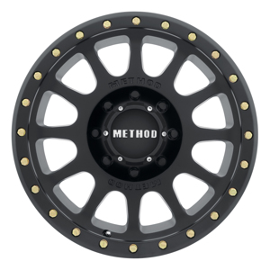 MR305 NV 20x10 -18mm Offset 8x6.5 130.81mm CB Matte Black Wheel