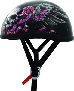 Skid Lid Wild One Helmet Black XS - Contoured low-profile helmet XS Black