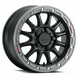 Raceline Alpha Beadlock Wheel 15x7 5x114.3 +53 Black/Gunmetal