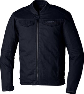 RST IOM TT Crosby 2 CE Jacket Black Textile Medium - Classic cotton canvas jacket, CE rated, Black, Medium