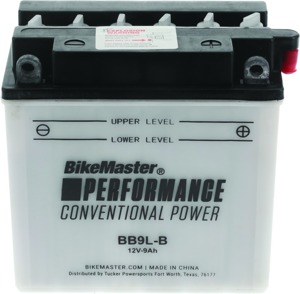 BikeMaster BB9L-B Conventional Battery