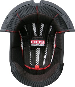 6D Helmets ATS-1R Helmet Liner Black Small - Replacement liner for 6D ATS-1R helmets, size Small