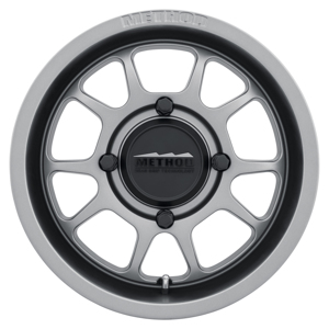 MR409 14x7 4+3/+13mm Offset 4x136 106.25mm CB Steel Grey Wheel