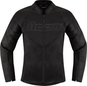 ICON Women's Hooligan CE Jacket Black Medium - Women's sport fit jacket in black, size M