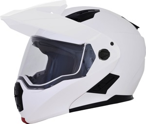 AFX FX-111DS Dual Sport Helmet White Small - Dual sport helmet, white, size small