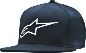 Alpinestars Ageless Flat Bill Hat Black/White S/M