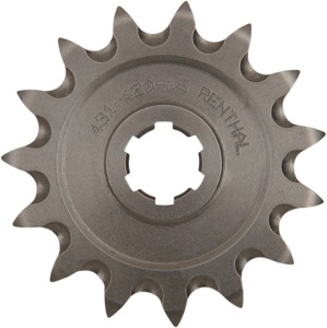 Renthal Front Sprocket Grooved 15T 420 For KLX110, Grom, Monkey - 15T 420 front sprocket For KLX110, Grom, Monkey, DR-Z110