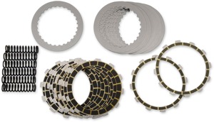 Complete Carbon Fiber Clutch Kit w/ Gasket - for 01-05 Kawasaki ZX12R