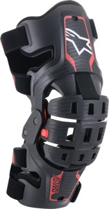 Bionic 5S Youth Knee Brace Black/Red by Alpinestars - Protective knee brace For Youth Riders