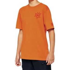 100% Youth Smash Tee Orange YXL