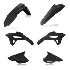 Acerbis Plastic Kit Black For 22+ Honda CRF250R 21-24 CRF450R - Black plastic kit For 22+ CRF250R, 21-24 CRF450R