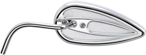 Arlen Ness Teardrop Left Mirror for V-Twins Chrome