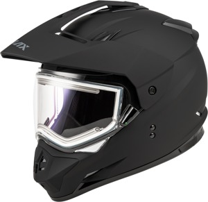 GMAX GM-11S Snow Helmet w/ Electric Shield Matte Black Small