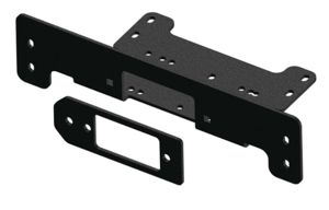 KFI Winch Mount Black Steel Fits 17-23 Kawasaki Mule 400 SX/XC