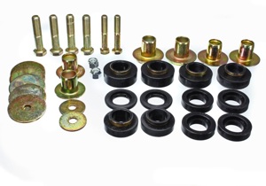 Energy Suspension Body Mount Set - Black Fits Firebird