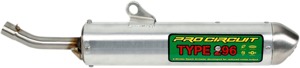 Type 296 Aluminum Slip On Exhaust Silencer w/ Spark Arrestor - For 02-07 CR125R
