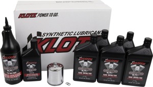 Klotz Oil Change Kit Harley Evolution Sportster V-Twin 20W-50 - Oil change kit with filter For Harley Sportster V-Twin