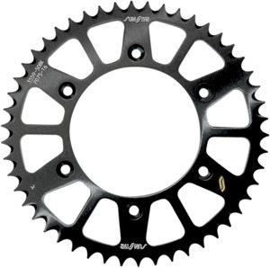Works Triplestar Aluminum Rear Sprocket 49T - Black