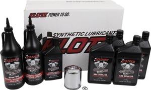 Klotz Oil Change Kit for Harley Evolution Big Twin - Complete oil change kit for Harley Evolution Big Twin