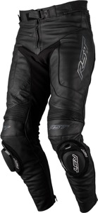 RST Ladies S1 CE Leather Pants Black/Black US 20 3XL - Women's 3XL CE leather pants Black/Black US 20