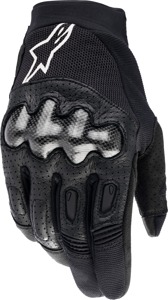 Alpinestars Megawatt Gloves Black Medium Offroad MX - Medium Black MX offroad gloves by Alpinestars
