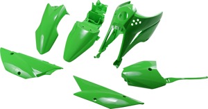 UFO Complete Plastic Kit Green Fits Kawasaki KLX110