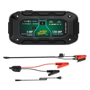 Battery Tender Charge N Start 4A Charger & 1200A Jump Starter - 4A charger and 1200A jump starter in one unit